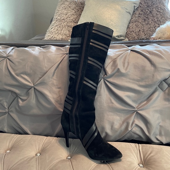 GIANNI BINI tall black boots - Picture 4 of 5